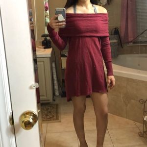 Maroon dress